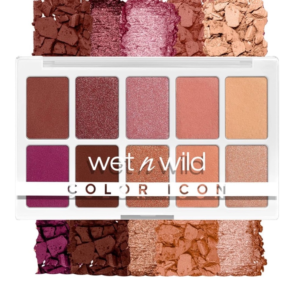 👁️Wet n Wild Color Icon 10-Pan Eyeshadow Palette - Pink Heart & Sol